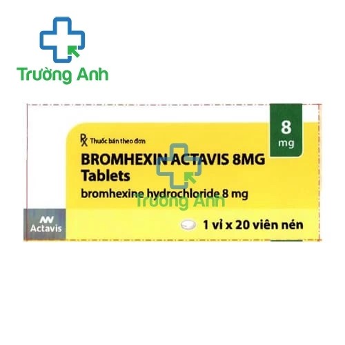 Bromhexin Actavis - Thuốc điều trị về đường hô hấp của Bulgaria