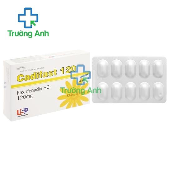 CADIFAST 120 USP - Giảm triệu chứng viêm mũi dị ứng hiệu quả