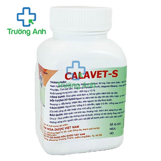 Calavet S - Thuốc điều trị viêm loét dạ dày, tá tràng hiệu quả