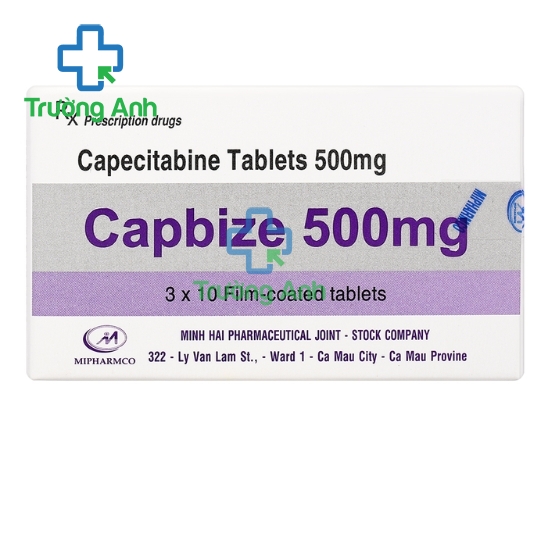 Capbize 500mg - Thuốc điều trị ung thư hiệu quả của Dược Minh Hải 