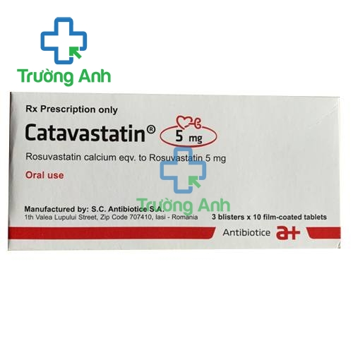 Catavastatin 5mg SC Antibiotice - Thuốc điều trị tăng cholesterol máu