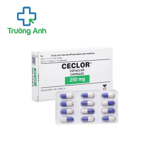 Ceclor 250mg - Thuốc điều trị nhiễm khuẩn đường hô hấp hiệu quả của Italy