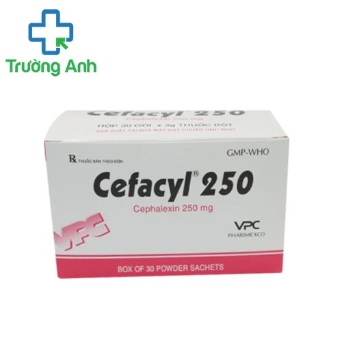 Cefacyl 250 - Thuốc kháng sinh, kháng nấm của Dược phẩm Cửu Long