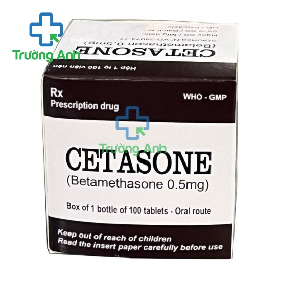 Cetasone 0,5mg - Thuốc chống viêm hiệu quả