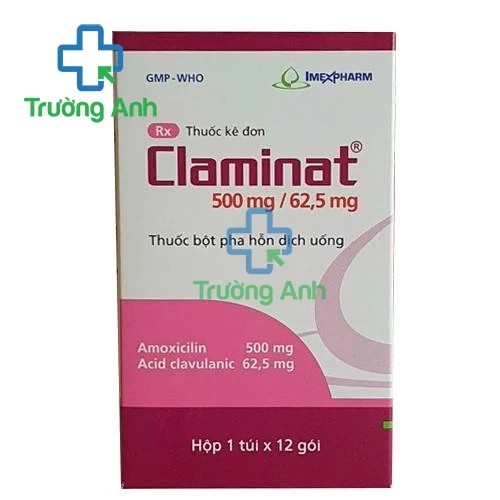 Claminat 500mg/62.5mg - Thuốc điều trị nhiễm khuẩn hiệu quả