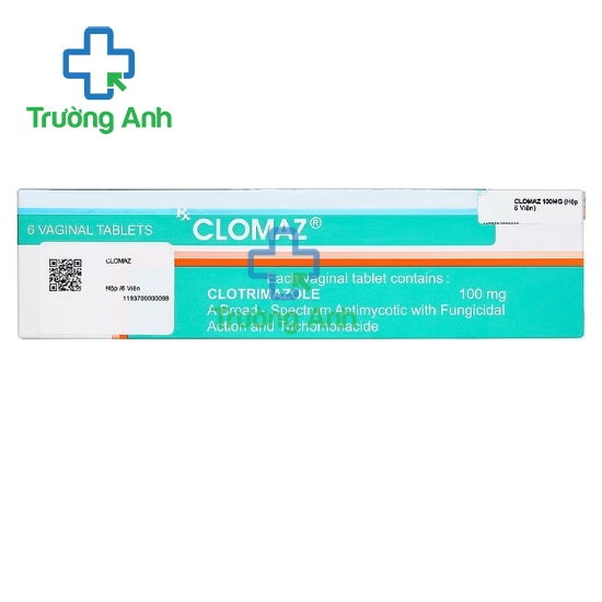 Clomaz 100mg L.B.S - Thuốc điều trị viêm âm đạo