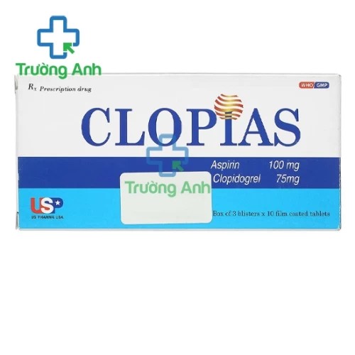 Clopias - Thuốc điều trị các rối loạn do nghẽn mạch huyết khối của US PHARMA