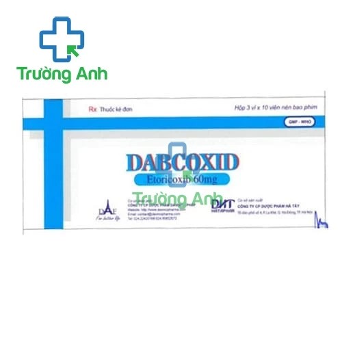 Dabcoxid 60mg - Thuốc điều trị giảm đau chống viêm xương khớp hiệu quả