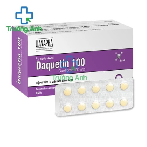 Daquetin 100 - Thuốc điều trị tâm thần phân liệt của Danapha