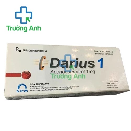 Darius 1 - Thuốc điều trị bệnh tim hiệu quả