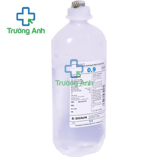 Dịch truyền tĩnh mạch Natri Clorid 0,9% B. Braun 500ml - Giúp bổ sung nước và chất điện giải