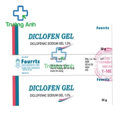 Diclofen Gel Fourrts - Gel bôi giảm đau kháng viêm hiệu quả của Ấn Độ