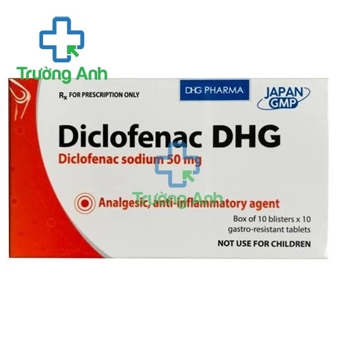 Diclofenac 50mg DHG Pharma - Thuốc chống viêm hiệu quả