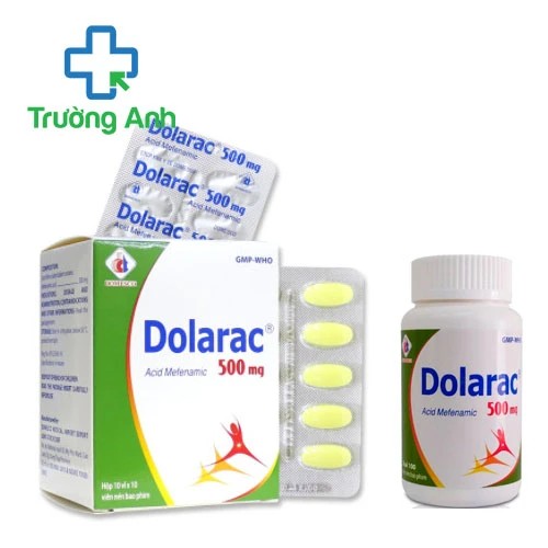 Dolarac 500mg Domesco (100 viên) - Thuốc điều trị giảm đau chống viêm hiệu quả 