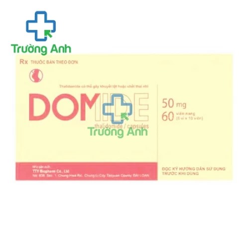 Domide Capsules 50mg - Thuốc điều trị đa u tủy xương hiệu quả của Đài Loan