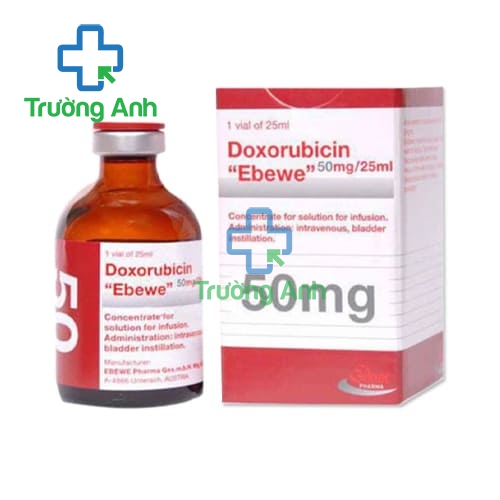 Doxorubicin "Ebewe" 50mg/25ml - Thuốc điều trị ung thư hiệu quả của Austria