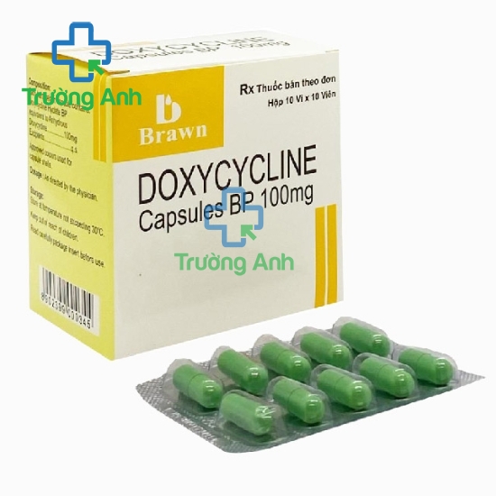 Doxycycline Capsules BP Brawn - Thuốc điều trị nhiễm khuẩn hiệu quả 