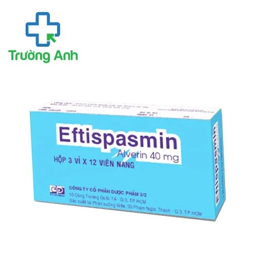 Eftispasmin 40mg F.T.Pharma - Thuốc chống co thắt cơ trơn hiệu quả