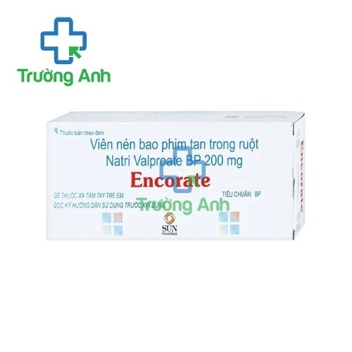 Encorate 200mg - Thuốc điều trị bệnh động kinh hiệu quả của Ấn Độ