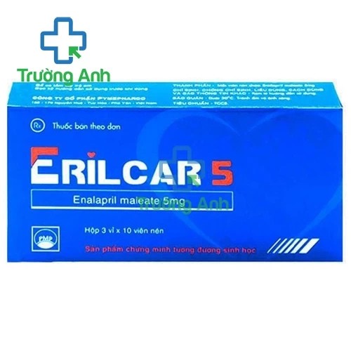 ERILCAR 5 - Thuốc điều trị tăng huyết áp của Pymepharco