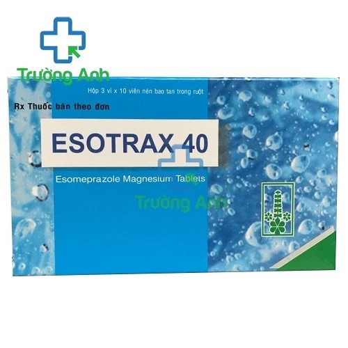 Esotrax 20mg - Thuốc điều trị viêm loét dạ dày, tá tràng hiệu quả của Mepro
