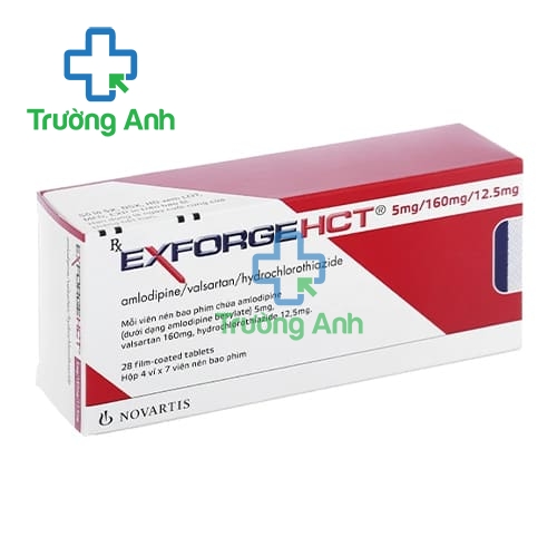 Exforge HCT 5mg/160mg/12.5mg Novartis - Thuốc điều trị tăng huyết áp hiệu quả