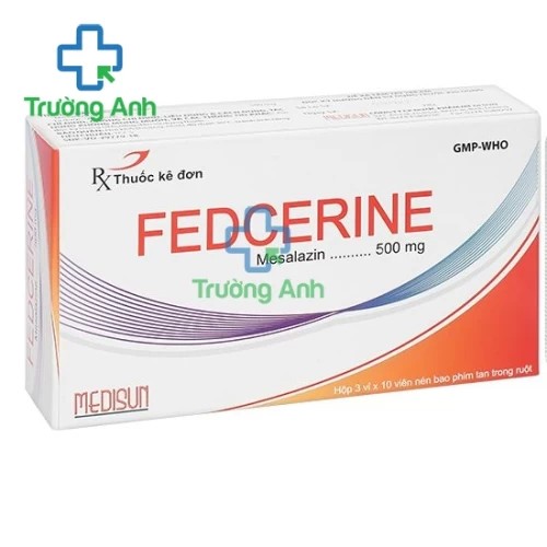 Fedcerine - Thuốc điều trị viêm loét đại tràng của MEDISUN