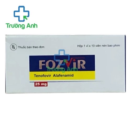 Fozvir 25mg Medisun - Thuốc điều trị viêm gan B hiệu quả