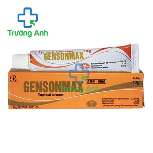 Gensomax - Thuốc điều trị nhiễm khuẩn da hiệu quả