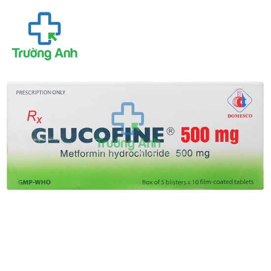 Glucofine 500mg Domesco - Thuốc điều trị đái tháo đường tuýp 2 hiệu quả