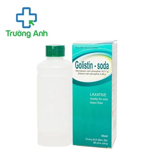 Golistin Soda 45ml CPC1HN - Dung dịch giảm triệu chứng táo bón hiệu quả