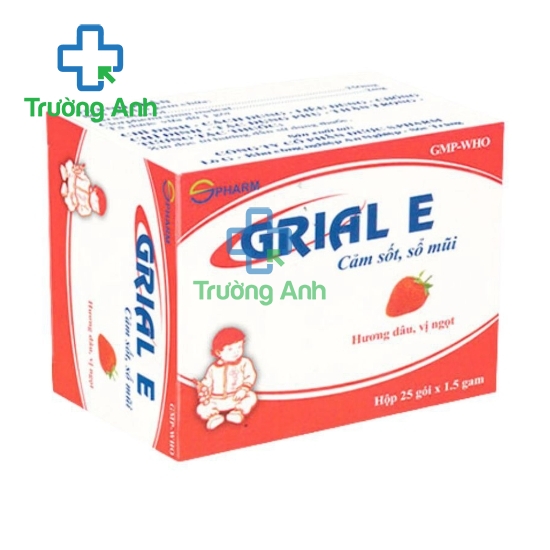 Grial-E - Hỗ trợ điều trị giảm đau, hạ sốt hiệu quả của S.Pharm