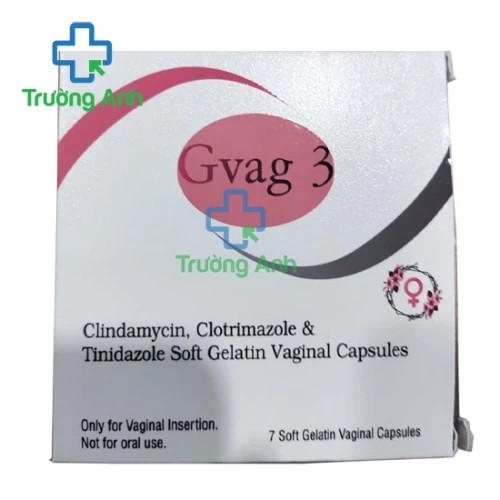 Gvag 3 - Viên đặt điều trị viêm âm đạo hiệu quả của India