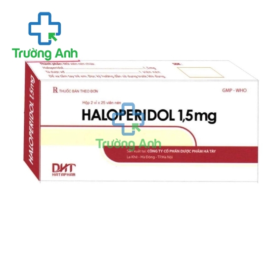 Haloperidol 1,5mg Hataphar - Thuốc điều trị bệnh tâm thần hiệu quả