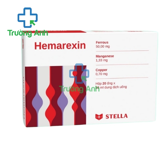 Hemarexin - Bổ sung chất sắt cho trẻ em và phụ nữ có thai  Stada