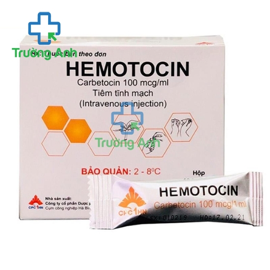 Hemotocin - Thuốc ngăn ngừa mất trương lực tử cung, xuất huyết hậu sản của CPC1HN