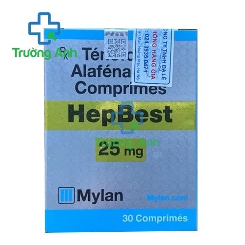 HepBest 25mg - Thuốc điều trị viêm gan siêu vi B hiệu quả của Ấn Độ
