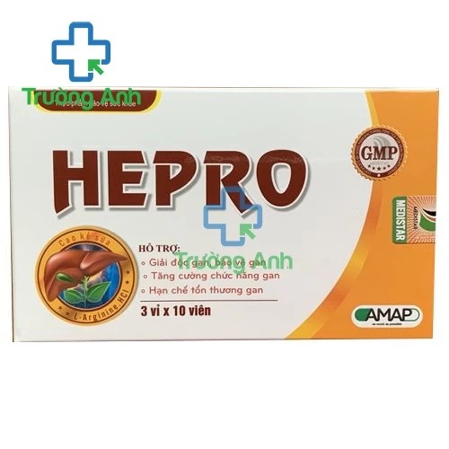 Hepro - Giúp bổ gan, tăng cường chức năng gan hiệu quả của Medistar