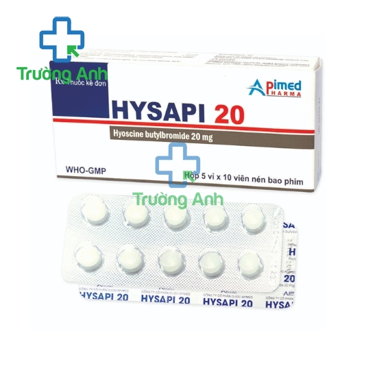 Hysapi 20 Apimed - Thuốc điều trị co thắt đường tiêu hóa