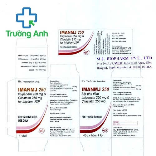 Imanmj 250mg - Thuốc điều trị nhiễm khuẩn hiệu quả