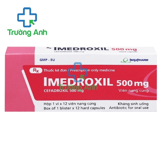 Pms-Imedroxil 500mg - Thuốc điều trị nhiễm khuẩn của Imexpharm 