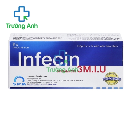 Infecin 3 M.I.U - Thuốc điều trị nhiễm khuẩn hiệu quả của SPM