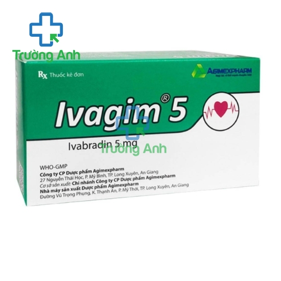Ivagim 5 Agimexpharm - Thuốc điều trị đau thắt ngực hiệu quả