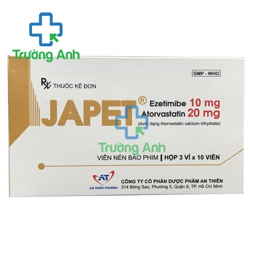 Japet - Thuốc điều trị tăng cholesterol máu hiệu quả của An Thiên