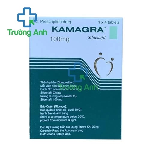 Kamaga 100mg - Thuốc điều trị rối loạn cương dương hiệu quả của Ấn Độ