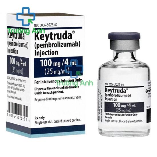 Keytruda 25mg/vial - Thuốc điều trị ung thư hiệu quả của Hàn Quốc
