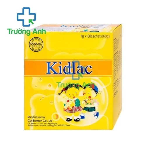 Kidlac - Thuốc điều trị các bệnh lý đường ruột hiệu quả