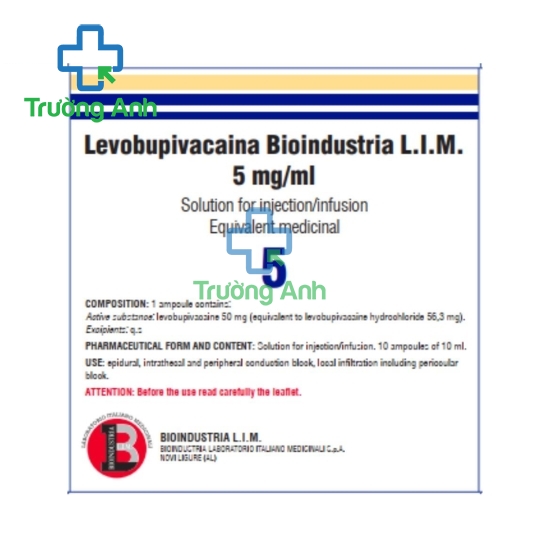 Levobupivacaina Bioindustria L.I.M - Thuốc gây tê hiệu quả