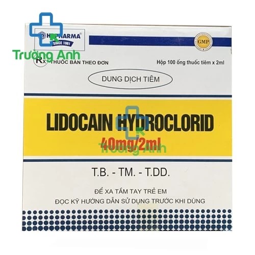Lidocain hydroclorid 40mg/2ml HDPharma - Thuốc gây tê hiệu quả