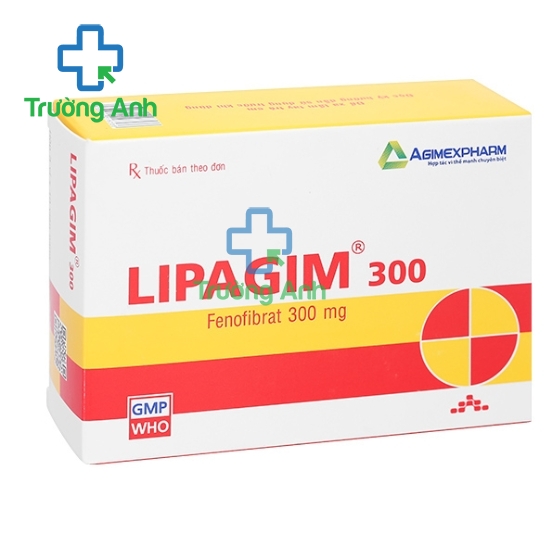 LIPAGIM 300 Agimexpharm - Thuốc điều trị máu nhiễm mỡ hiệu quả